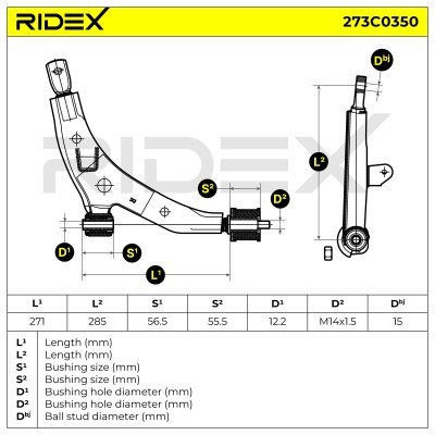 Wahacz RIDEX 273C0350 273C0350 - foto 4