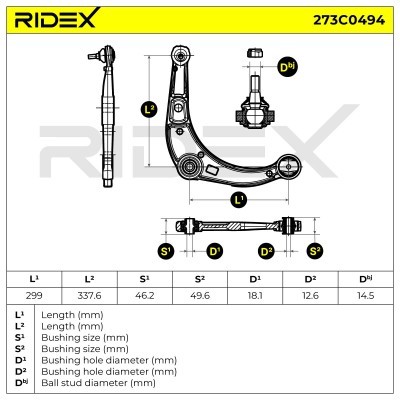 Wahacz RIDEX 273C0494 273C0494 - foto 6