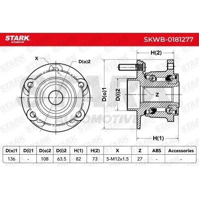 Łożysko Koła Stark SKWB-0181277 SKWB-0181277 - foto 5