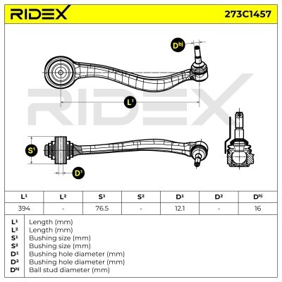 Wahacz RIDEX 273C1457 273C1457 - foto 7