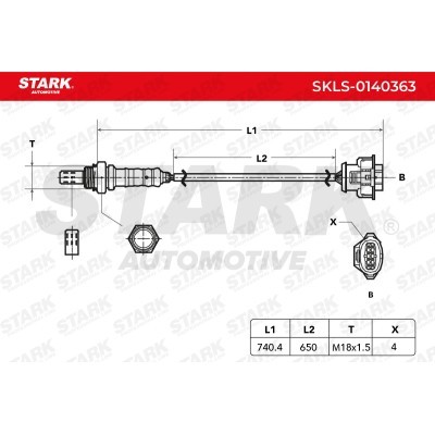 Sonda Lambda Stark SKLS-0140363 SKLS-0140363 - foto 6