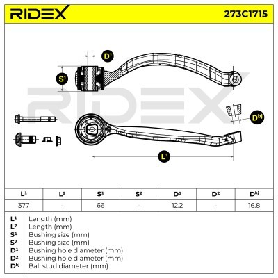 Wahacz RIDEX 273C1715 273C1715 - foto 7