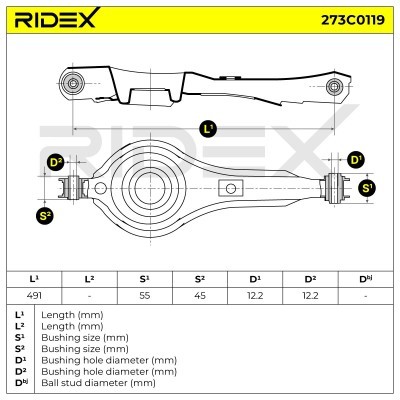 Wahacz RIDEX 273C0119 273C0119 - foto 7