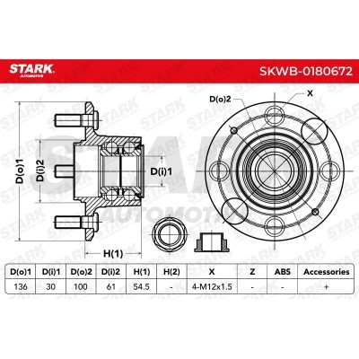 Łożysko Koła Stark SKWB-0180672 SKWB-0180672 - foto 3