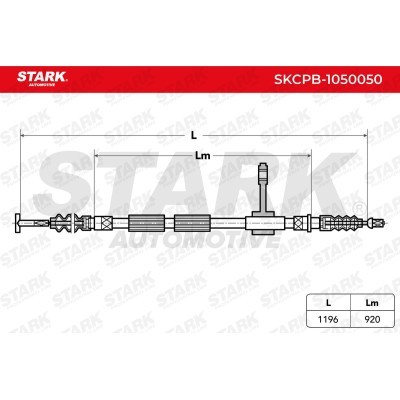 Linka Hamulca Ręcznego Stark SKCPB-1050050 SKCPB-1050050 - foto 3