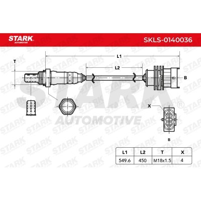 Sonda Lambda Stark SKLS-0140036 SKLS-0140036 - foto 6