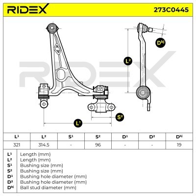 Wahacz RIDEX 273C0445 273C0445 - foto 4