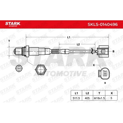 Sonda Lambda Stark SKLS-0140496 SKLS-0140496 - foto 6