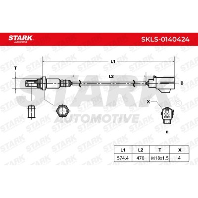 Sonda Lambda Stark SKLS-0140424 SKLS-0140424 - foto 7