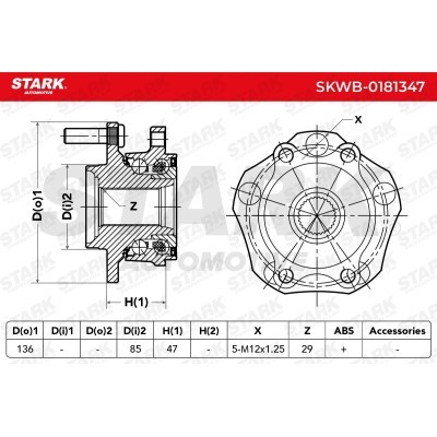 Łożysko Koła Stark SKWB-0181347 SKWB-0181347 - foto 10