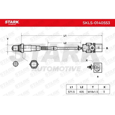 Sonda Lambda Stark SKLS-0140553 SKLS-0140553 - foto 6