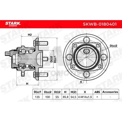 Łożysko Koła Stark SKWB-0180401 SKWB-0180401 - foto 3