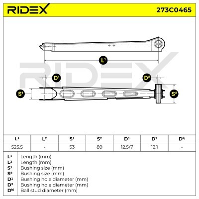 Wahacz RIDEX 273C0465 273C0465 - foto 5