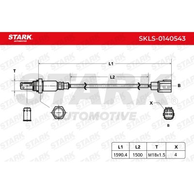 Sonda Lambda Stark SKLS-0140543 SKLS-0140543 - foto 6