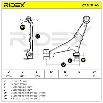 Wahacz RIDEX 273C0145 273C0145 - foto 7