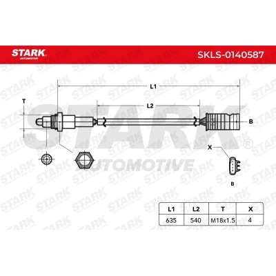 Sonda Lambda Stark SKLS-0140587 SKLS-0140587 - foto 5