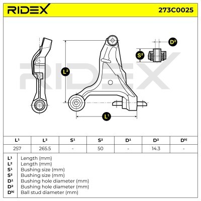 Wahacz RIDEX 273C0025 273C0025 - foto 9