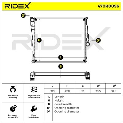 Chłodnica RIDEX 470R0096 470R0096 - foto 5