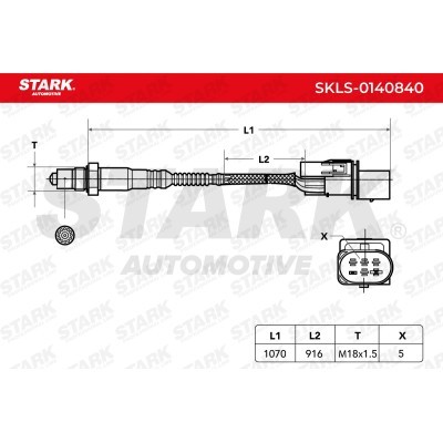 Sonda Lambda Stark SKLS-0140840 SKLS-0140840 - foto 6