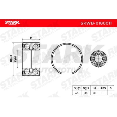 Łożysko Koła Stark SKWB-0180011 SKWB-0180011 - foto 6