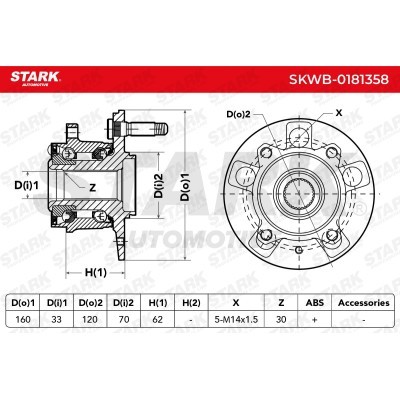 Łożysko Koła Stark SKWB-0181358 SKWB-0181358 - foto 6