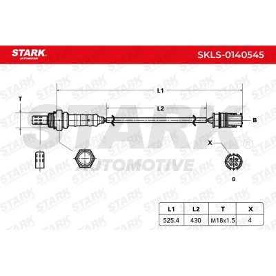 Sonda Lambda Stark SKLS-0140545 SKLS-0140545 - foto 6