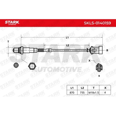 Sonda Lambda Stark SKLS-0140159 SKLS-0140159 - foto 6