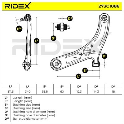 Wahacz RIDEX 273C1086 273C1086 - foto 5