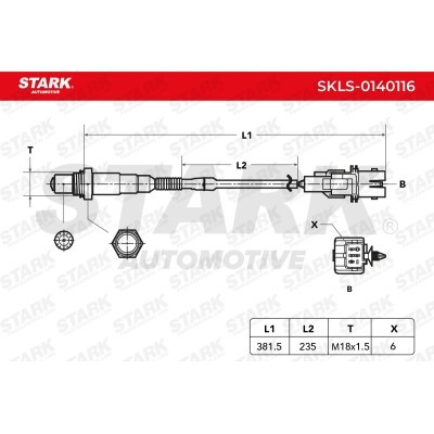 Sonda Lambda Stark SKLS-0140116 SKLS-0140116 - foto 6