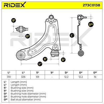 Wahacz RIDEX 273C0138 273C0138 - foto 7
