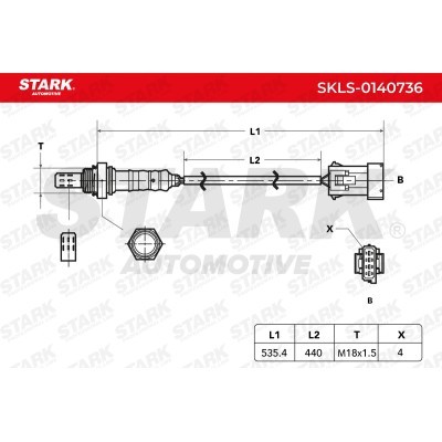 Sonda Lambda Stark SKLS-0140736 SKLS-0140736 - foto 6