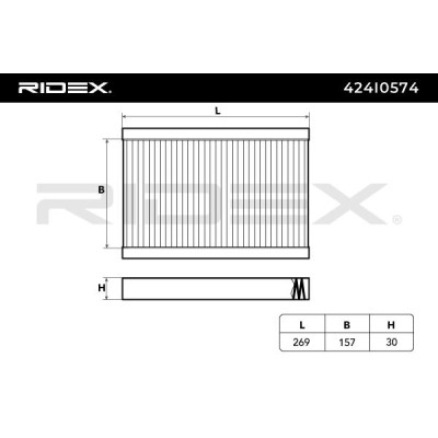 Filtr Kabinowy RIDEX 424I0574 424I0574 - foto 6