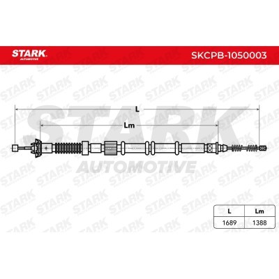 Linka Hamulca Ręcznego Stark SKCPB-1050003 SKCPB-1050003 - foto 4