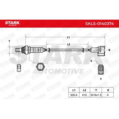 Sonda Lambda Stark SKLS-0140374 SKLS-0140374 - foto 6