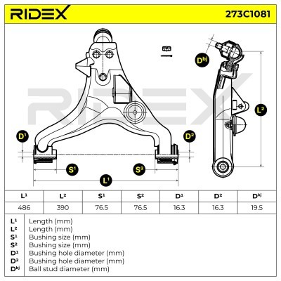 Wahacz RIDEX 273C1081 273C1081 - foto 5