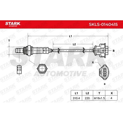Sonda Lambda Stark SKLS-0140415 SKLS-0140415 - foto 7