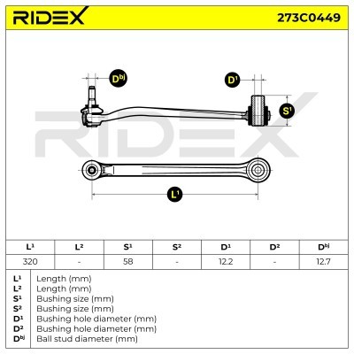 Wahacz RIDEX 273C0449 273C0449 - foto 3