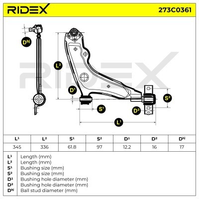 Wahacz RIDEX 273C0361 273C0361 - foto 7