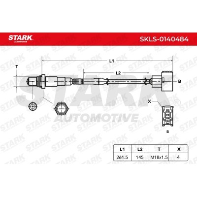 Sonda Lambda Stark SKLS-0140484 SKLS-0140484 - foto 6