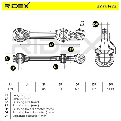 Wahacz RIDEX 273C1472 273C1472 - foto 6