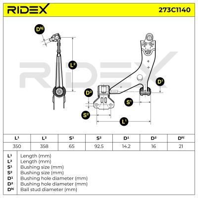Wahacz RIDEX 273C1140 273C1140 - foto 6