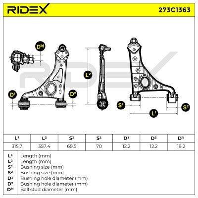 Wahacz RIDEX 273C1363 273C1363 - foto 6
