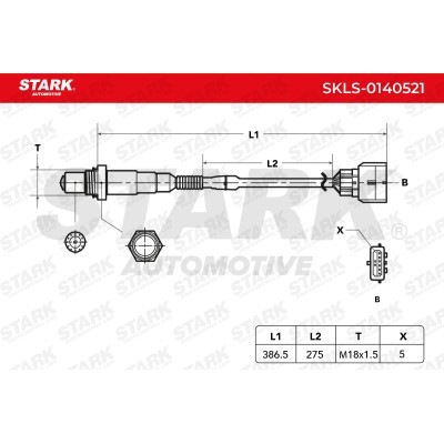 Sonda Lambda Stark SKLS-0140521 SKLS-0140521 - foto 6