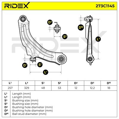 Wahacz RIDEX 273C1145 273C1145 - foto 6
