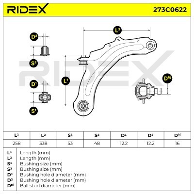Wahacz RIDEX 273C0622 273C0622 - foto 6