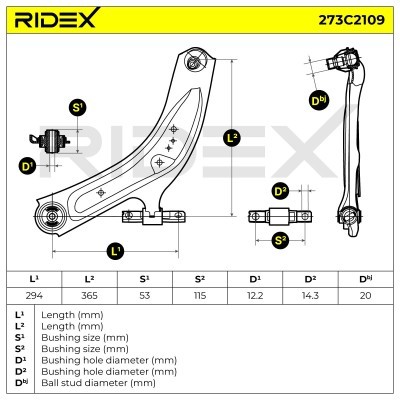 Wahacz RIDEX 273C2109 273C2109 - foto 3