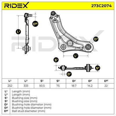 Wahacz RIDEX 273C2074 273C2074 - foto 7