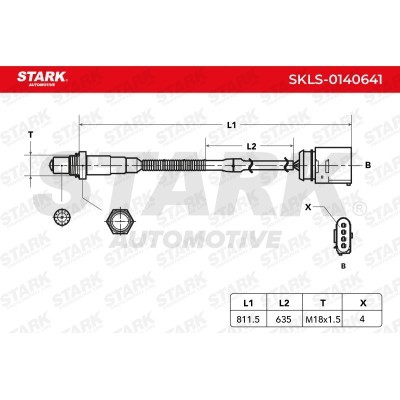 Sonda Lambda Stark SKLS-0140641 SKLS-0140641 - foto 6