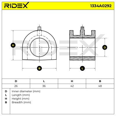 Tuleja Stabilizatora RIDEX 1334A0292 1334A0292 - foto 5