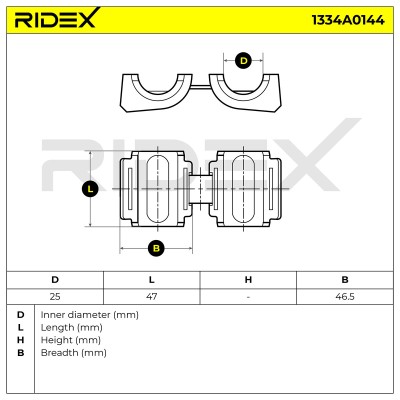 Tuleja Stabilizatora RIDEX 1334A0144 1334A0144 - foto 5